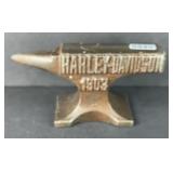 HARLEY DAVIDSON  CAST IRON ANVIL PAPERWEIGHT