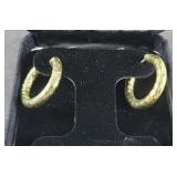 STERLING SILVER HOOP EARRINGS