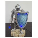 KNIGHT WITH LIGHTED SHIELD