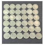 (36) BUFFALO NICKELS