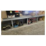 WOOD WORKBENCH & SHELF