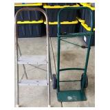 2 WHEEL CART & STEP STOOL
