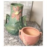 (2) ROSEVILLE POTTERY VASES