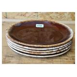(5) HULL OVERPROOF DRIPWARE SERVING PLATTERS