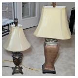 (2) TABLE LAMPS