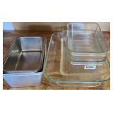 GLASS & METAL BAKING DISHES