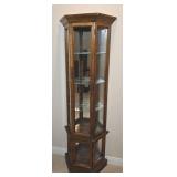 LIGHTED CURIO CABINET
