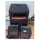 EDEN PURE HEATER & (2) HEAT MATE SMALL HEATERS