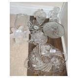 GLASS SERVING PIECES