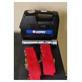 (2) RATCHET STRAPS & PORTABLE COMPRESSOR