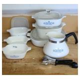 CORNINGWARE CORNFLOWER BAKING & PITCHER