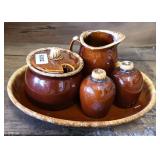 HULL OVEN PROOF PITCHER, SALT & PEPPER & MORE