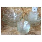 GLASS SERVING BOWLS