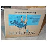 6 FOOT ALUMINUM BEAUTY FOLD TABLE