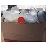 TUPPERWARE & OTHER PLASTIC STORAGE CONTAINERS