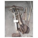 AXE, PICK AXE, SHOVEL, MORE