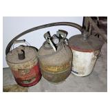 AIR TANK, GREASE CAN, GAS CAN