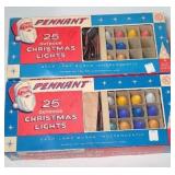 VINTAGE PENNANT CHRISTMAS LIGHTS