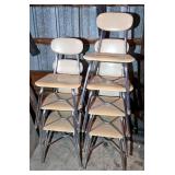 (7) SCHOOL CHAIRS
