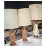 (3) DECORATOR LAMPS