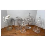 CRYSTAL COMPOTE STORAGE CANISTERS