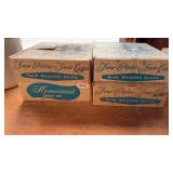 (4) SNACK FEDERAL SETS (16) CUPS & PLATES