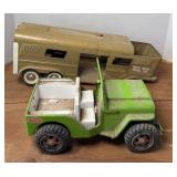 STRUCTO HORSE TRAILER, TONKA JEEP