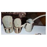 (2) SEED SCOOPS & OIL CAN