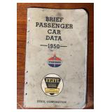 1950 STANDARD OIL CAR DATA BOOK