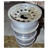 (4) ALUMINUM RIMS 16 INCHES