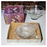 (2) CRYSTAL CHIP & DIPS SETS & MORE