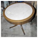 MERSMAN LAMP TABLE W/ MARBLE INSERT