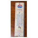 STANDARD OIL METAL THERMOMETER