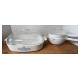 CORNING WARE CASSEROLE & SMALL PANS