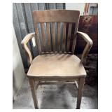 VINTAGE OAK OFFICE CHAIR