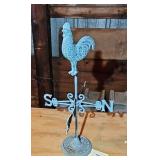 ROOSTER WEATHER VANE ON STAND