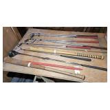 VINTAGE BASEBALL BATS & GOLF CLUBS