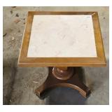 MERSMAN LAMP TABLE W/ MARBLE INSERT
