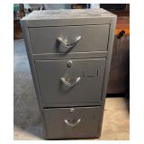 VINTAGE METAL FILE CABINET