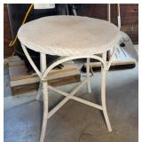 WICKER SIDE TABLE