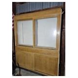 LARGE DISPLAY CASE FROM HALL & FRANK (ELLIS) JEWEL