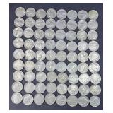 (72) BUFFALO NICKELS W/ VARIOUS DATES