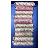 (10) ROLLS OF WHEAT PENNIES