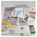 NINTENDO, WII PAMPHLETS & MORE ADVERTISING