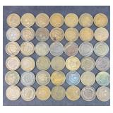 (42) INDIAN HEAD PENNIES