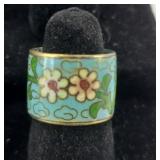 EARLY ENAMELED RING