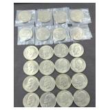 (24) EISENHOWER DOLLARS