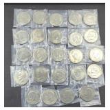 (24) EISENHOWER DOLLARS