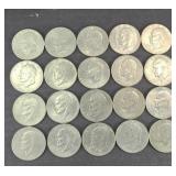 (20) EISENHOWER DOLLARS