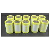 (10) ROLLS OF KENNEDY HALVES 200 COINS